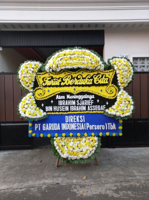 Papan Bunga Duka di Pasir Putih